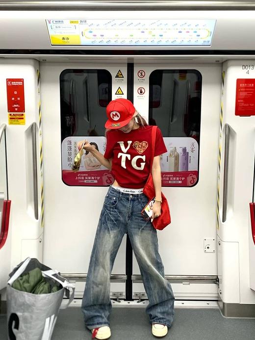 <曾小咸推荐> 字母印花短袖纯棉T 商品图13