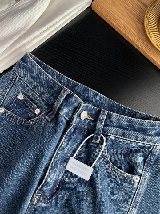 开间同款分割切线休闲百搭宽松牛仔裤 ME901 商品图9