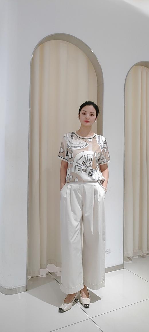 588303窗格真丝上衣 商品图2