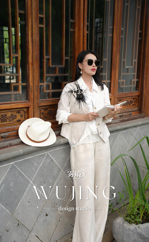 【雾境定制新款】藤蔓织梦 亚麻马甲 22312 商品图7