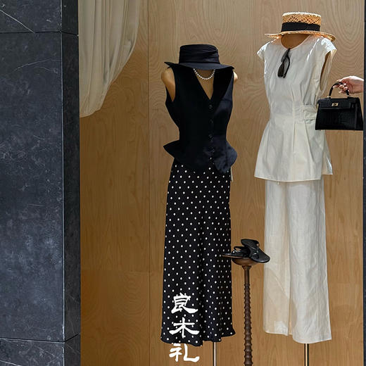 【预售7天】良木礼无袖收腰上衣（10506） 商品图2