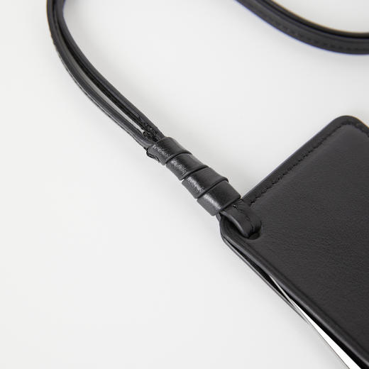 ROMI STUDIO意大利进口牛皮革双面抛光不锈钢镜面卡包RW24LP30912 商品图3