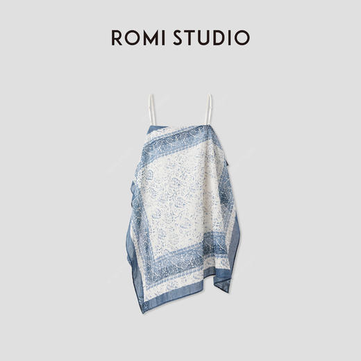 ROMI STUDIO“自在轻夏”复古印花民族风不规则吊带背心 RWCRSJ3496【发货时间25-30天】 商品图1