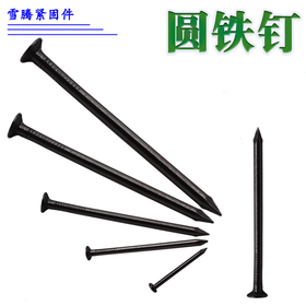 铁钉散装圆钢钉大长木工钉子小洋钉圆头 500g