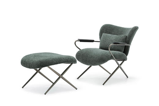 倾城 休闲椅 | 皮布面料可选，详询客服 商品图2