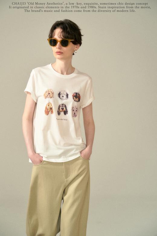 【à perles】超柔印花T恤 商品图4