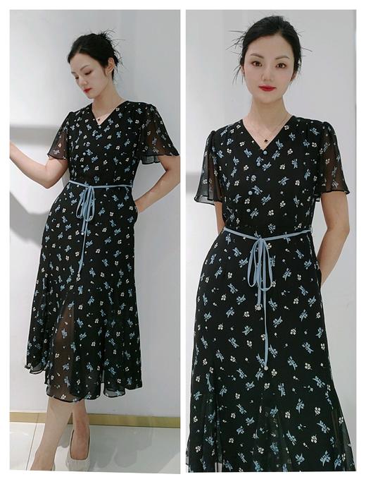 54L039时尚气质款鱼尾摆连衣裙 商品图1