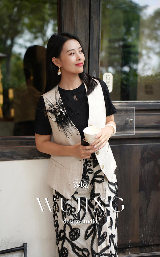 【雾境定制新款】藤蔓织梦 亚麻马甲 22312 商品图0