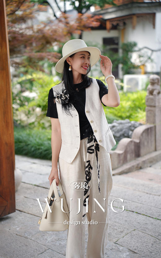 【雾境定制新款】藤蔓织梦 亚麻马甲 22312 商品图11