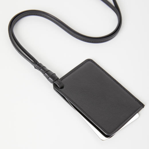 ROMI STUDIO意大利进口牛皮革双面抛光不锈钢镜面卡包RW24LP30912 商品图2