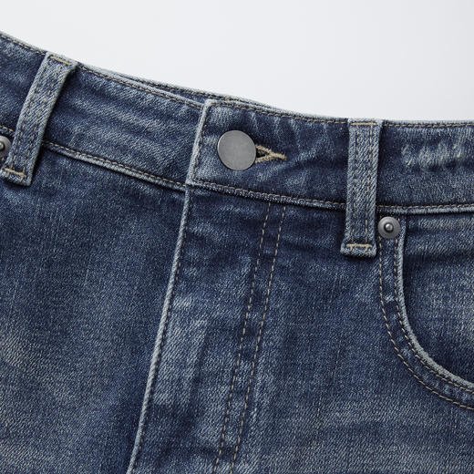 ROMI STUDIO“复古丹宁”斜纹棉质洗水做旧微喇牛仔裤 RWCSXM2390 商品图2