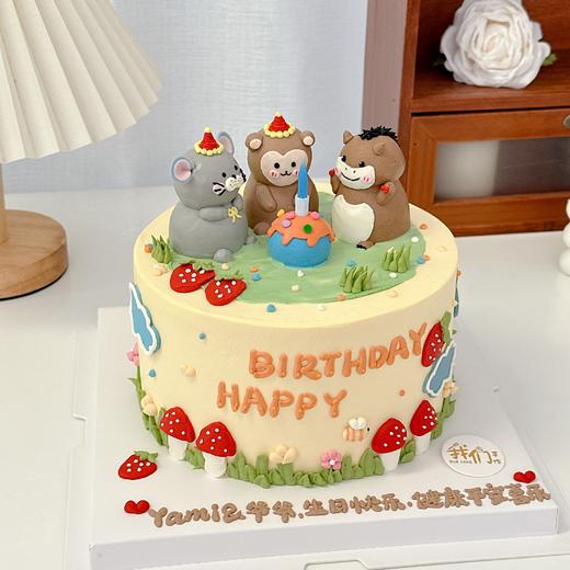 立体小动物情景蛋糕-低糖处理无添加 商品图9