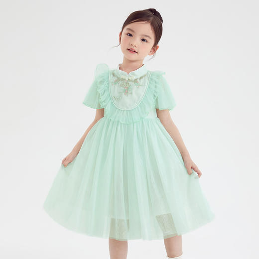 412-童短袖连衣裙 商品图0