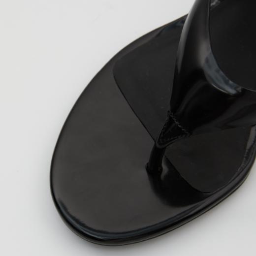 ROMI STUDIO 开边珠牛皮和羊皮革黑色夹趾细高跟凉鞋 RWCRP33484 商品图2