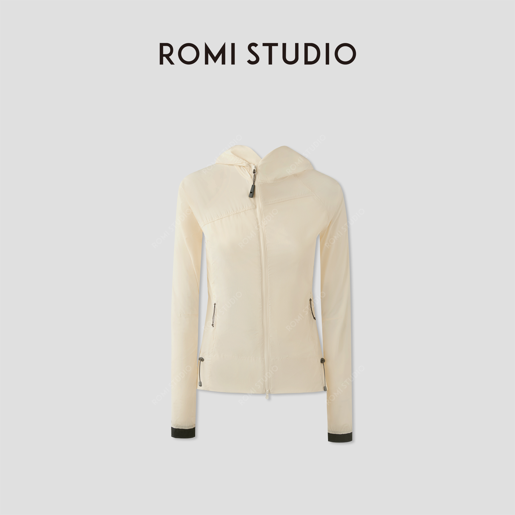 ROMI STUDIO 防晒UPF80轻量化超轻薄修身立领防晒外套RWCSWD2669