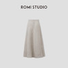 ROMI STUDIO“质感亚麻”100%进口雨露麻轻薄长款半身裙 RWCRX42461 商品缩略图1