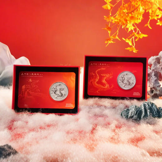 2025中国龙银币首套智能卡币！（龙卡+长城卡） 商品图0