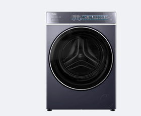 海尔 洗衣机 XQG100-BLE77A8 10KG 滚筒 直驱变频 一级能效 超薄嵌入 晶釉蓝