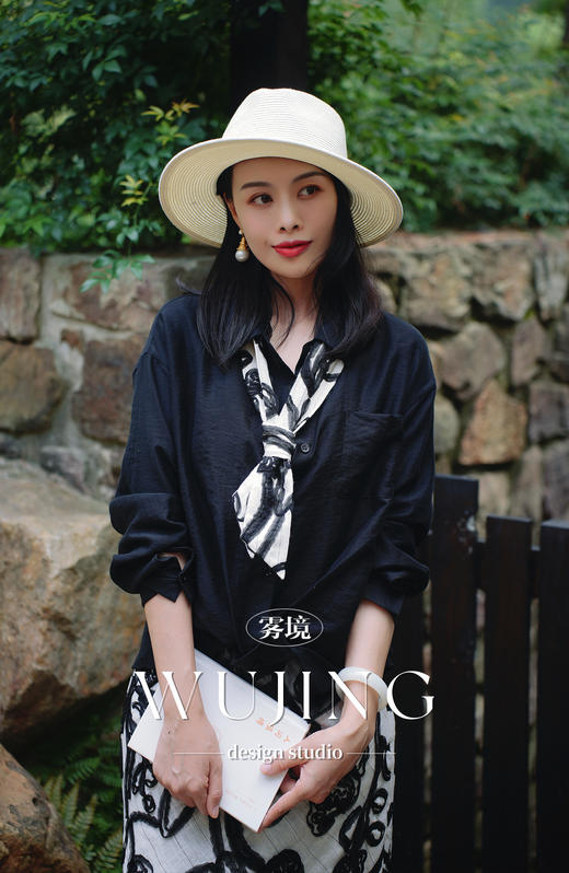 【雾境定制新款】藤蔓织梦 天丝亚麻衬衣 22310 商品图9