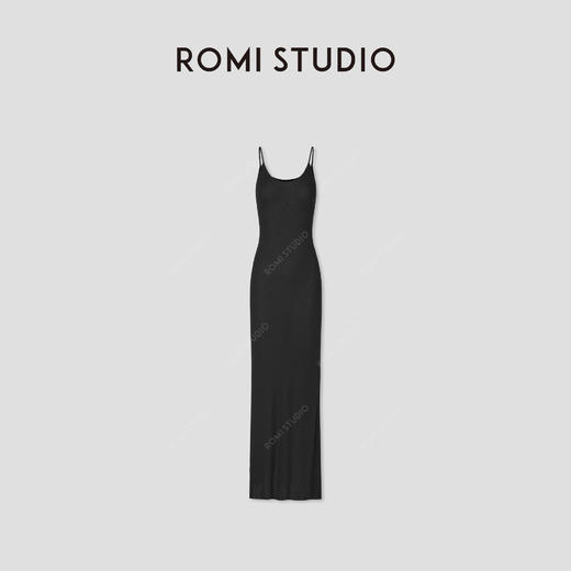ROMI STUDIO 100%莱赛尔轻柔凉感修身吊带连衣裙 RWCSLT1691 商品图2