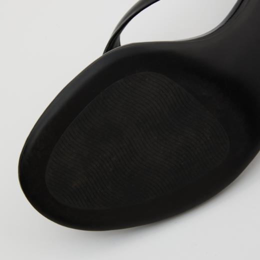 ROMI STUDIO 开边珠牛皮和羊皮革黑色夹趾细高跟凉鞋 RWCRP33484 商品图4