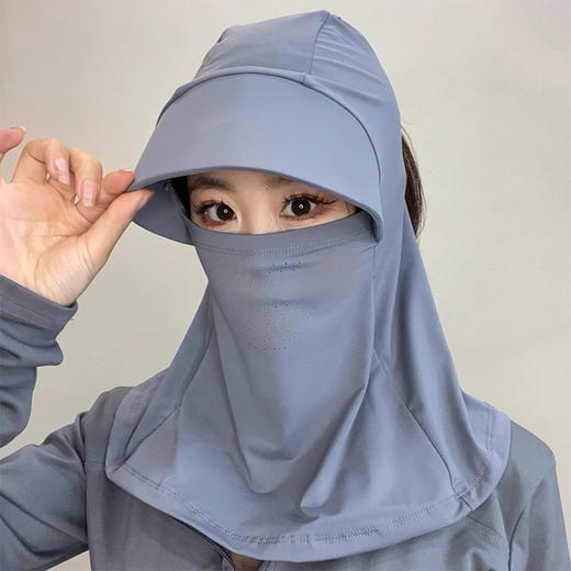 裁缝学苑AS527冰丝防晒面罩纸样口罩女遮阳面纱户外脸罩打版 商品图1