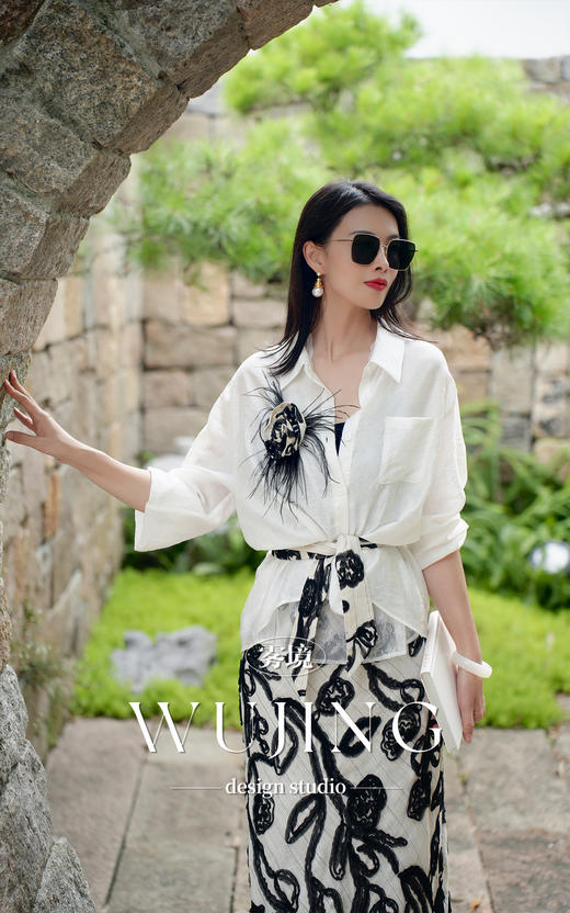 【雾境定制新款】藤蔓织梦 天丝亚麻衬衣 22310 商品图2