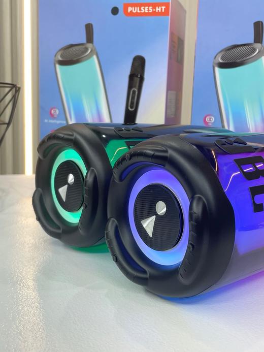 震动波能崩掉你的大牙！JBL新品脉动五代蓝牙音箱+K歌麦克风 商品图8