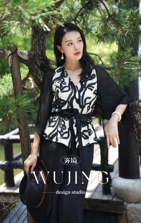 【雾境定制新款】藤蔓织梦 亚麻盘绳绣工艺上衣 3205189