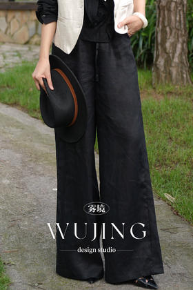 【雾境定制新款】藤蔓织梦 亚麻裤子 22311