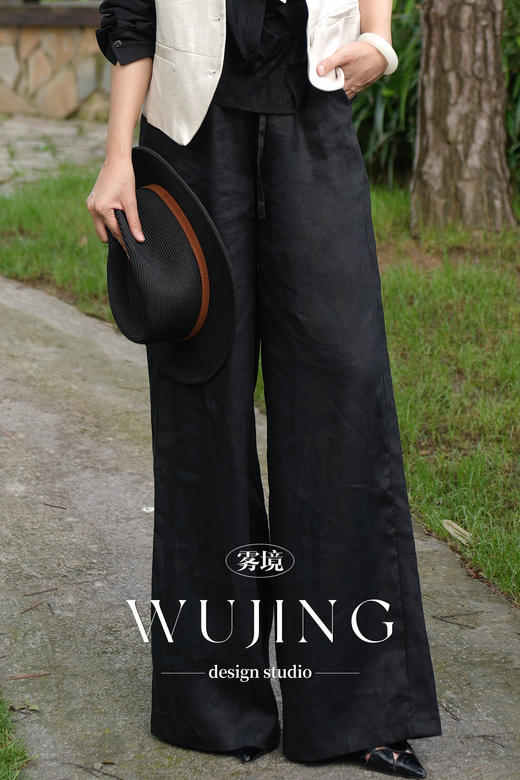 【雾境定制新款】藤蔓织梦 亚麻裤子 22311 商品图0