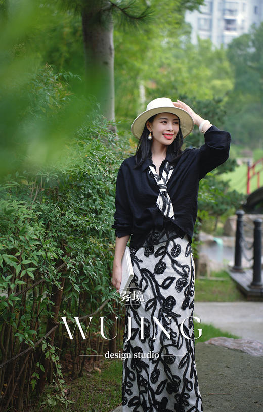 【雾境定制新款】藤蔓织梦 天丝亚麻衬衣 22310 商品图10