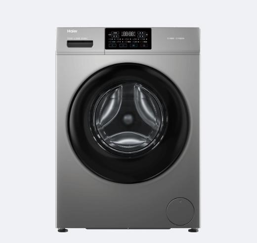 海尔 洗衣机 XQG100-608H 10KG 滚筒 变频 一级能效  博卡灰 商品图0