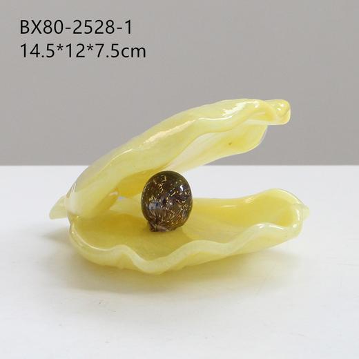 ins玻璃贝壳首饰盒创意桌面摆件可爱女生情人节生日礼物收纳盒托 商品图10