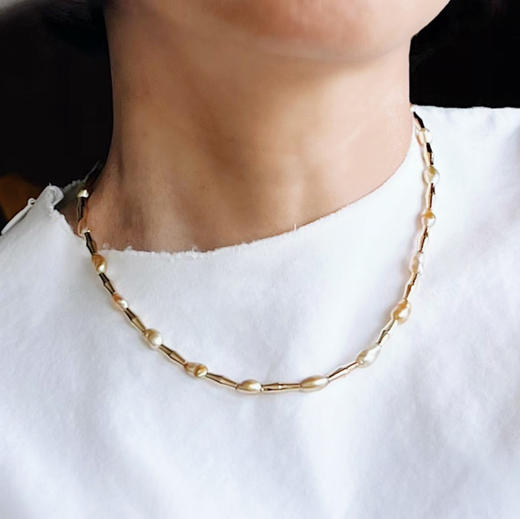 ONLY系列 18K镶南洋KESHI珍珠 项链 商品图3