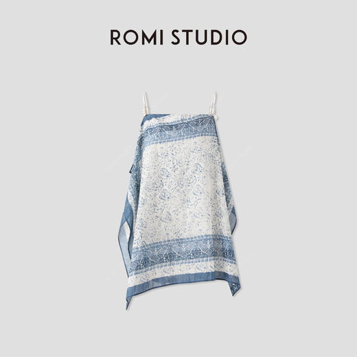 ROMI STUDIO“自在轻夏”复古印花民族风不规则吊带背心 RWCRSJ3496【发货时间25-30天】 商品图0