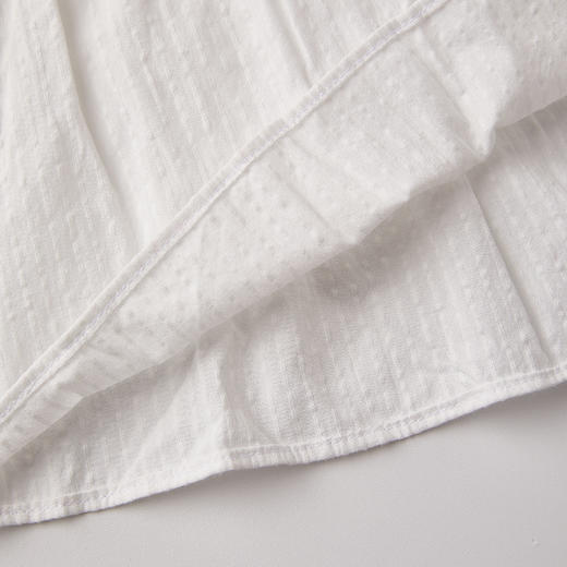 ROMI STUDIO“法式优雅”条纹褶皱轻薄设计感A字半身裙 RWCRXL3613 商品图3