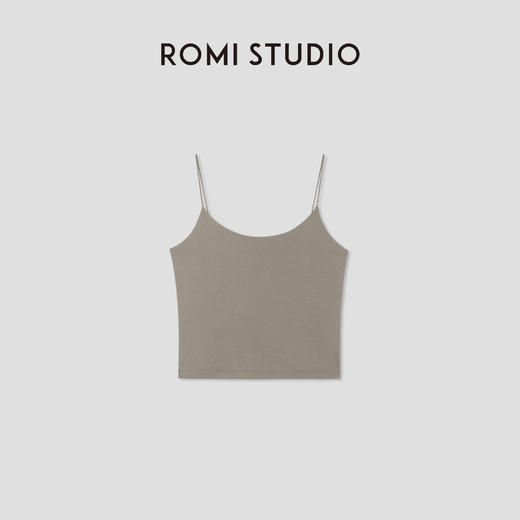ROMI STUDIO“夏日碎片”高支棉肤感弹力无Bra吊带背心24SST582 商品图3
