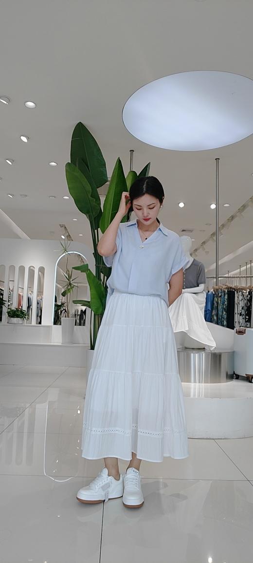 585122翻领天丝棉麻短袖 商品图2