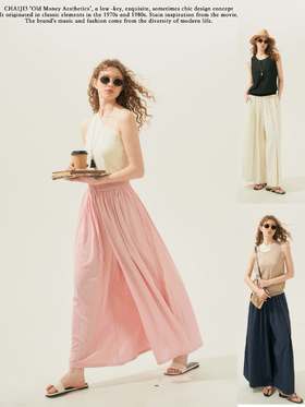 【à perles】飘逸大摆阔腿裙裤，舒适好搭配