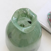 绿色中古玻璃花瓶摆件创意水养客厅电视柜玄关插花装饰品法式琉璃 商品缩略图6