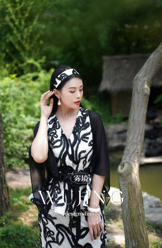 【雾境定制新款】藤蔓织梦 亚麻盘绳绣工艺上衣 3205189 商品图7