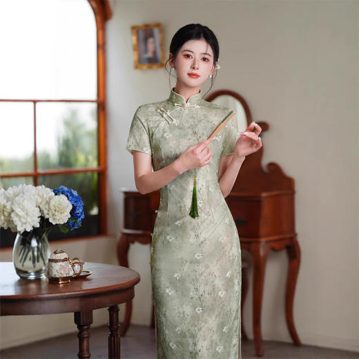 复古中国风，改良中式旗袍GX-8554 商品图1