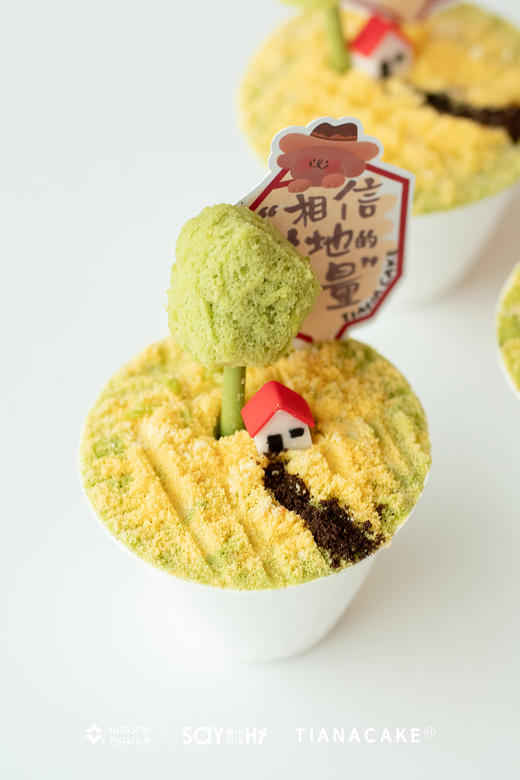 “相信土地的力量”杯子蛋糕 商品图1