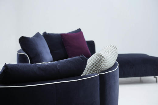 环绕 沙发 |  更多座位组合，皮布面料可选，详询客服 商品图2