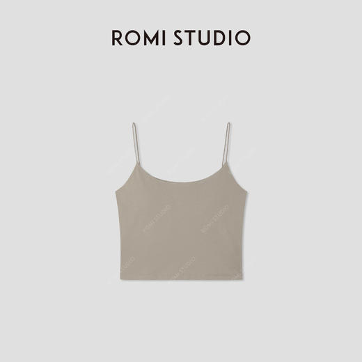 ROMI STUDIO“夏日碎片”高支棉肤感弹力无Bra吊带背心24SST582 商品图4