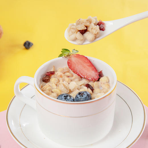 蓝莓坚果燕麦脆450g内含45g*10包独立包装澳洲燕麦高纤维0蔗糖早餐即食健身零食 商品图4