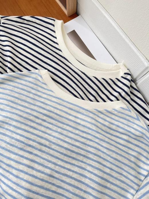 白领条纹长袖打底 ME3522 商品图13