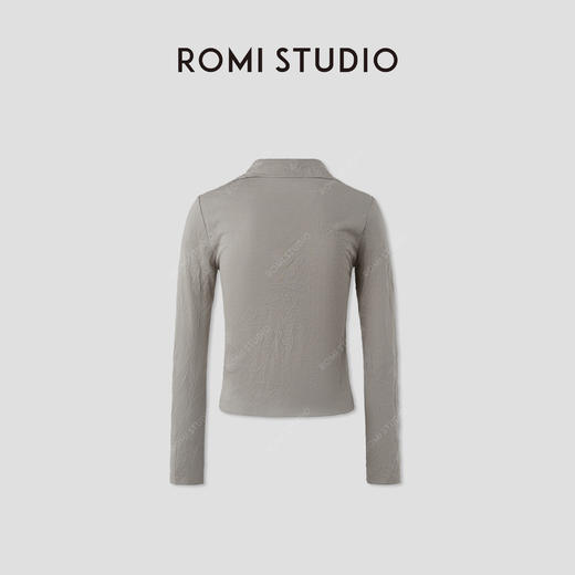 ROMI STUDIO 天丝棉麻超轻薄独特肌理感修身短款外套 RWCRS94293【发货时间25-30天】 商品图1
