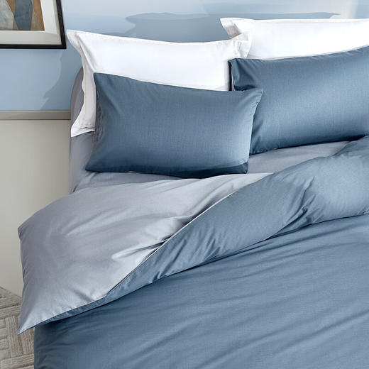 【罗莱100%全棉四件套】罗莱家纺蓝调梦境四件套 200*230cm 商品图1